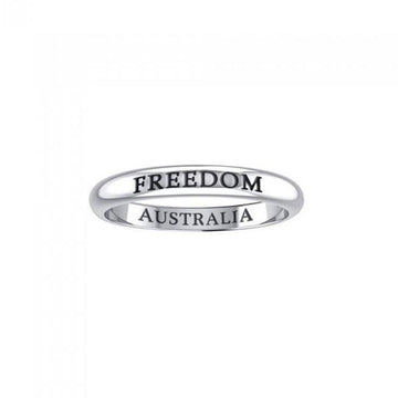 FREEDOM AUSTRALIA Sterling Silver Ring TRI616 - Jewelry